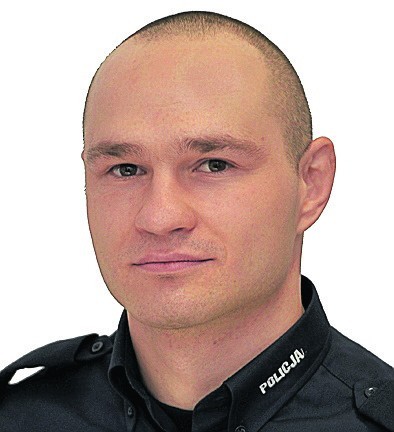 Marcin Kabat - policjant ze Stęszewa - SMS o treści POL.32