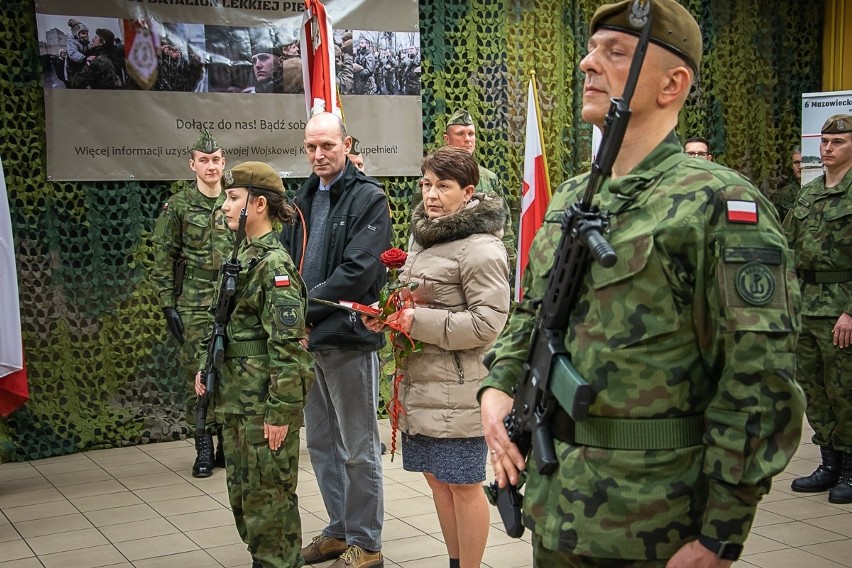 Nowi żołnierze 61. Batalionu Lekkiej Piechoty w Grójcu złożyli przysięgę wojskową