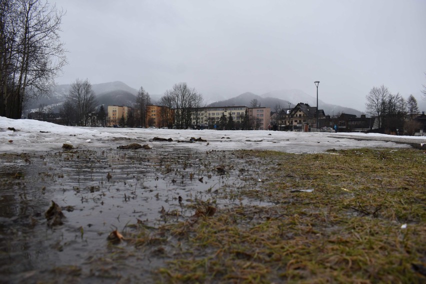 Zakopane. Śnieg znika błyskawicznie. Czy to koniec zimy pod Giewontem? 