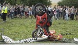 Motocyklista podczas Moto Rock Festiwal nie zapanował nad jednośladem, motor wjechał w publiczność 