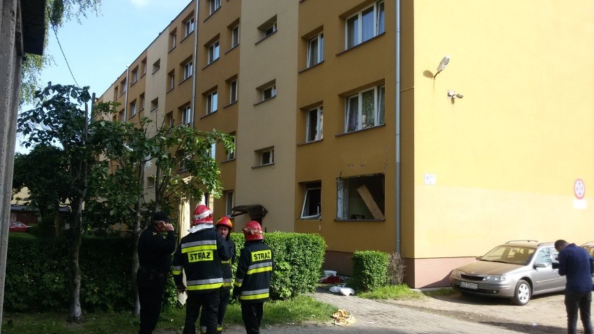 Wybuch gazu w Gliwicach ul. Hutnicza