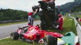 F1. Wielka kraksa czempionów w GP Austrii [video]