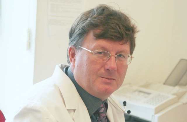 Prof. Janusz Kłoczko, kierownik kliniki hematologii Uniwersyteckiego Szpitala Klinicznego, przewodniczący białostockiej Okręgowej Izby Lekarskiej