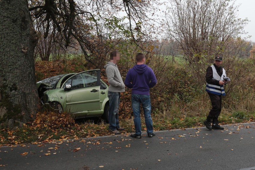 Groźny wypadek pod Lubuczewem, kierowca w szpitalu (wideo, zdjęcia)