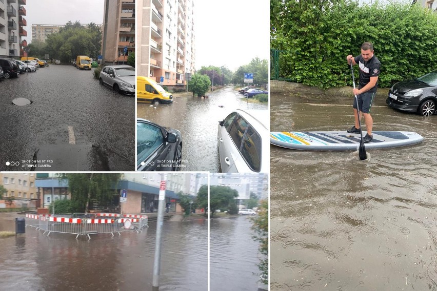 Pogodowy armagedon w Szczecinie! Zalane ulice w centrum...