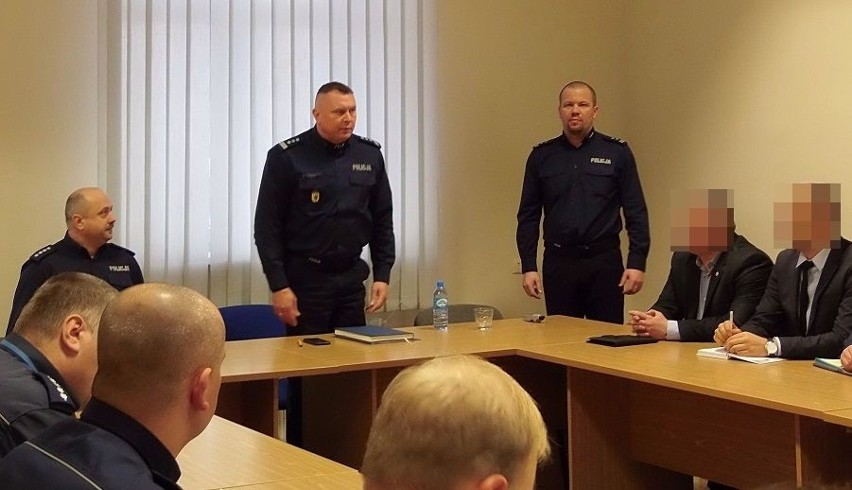 Odprawa roczna w Komendzie Powiatowej Policji w Kwidzynie 