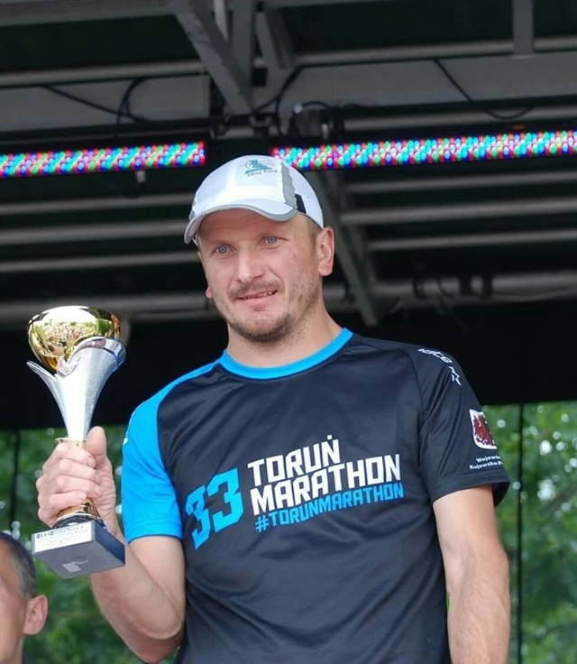 Karol Grabda dobrze zaprezentował się podczas maratonu ma Mazurach.