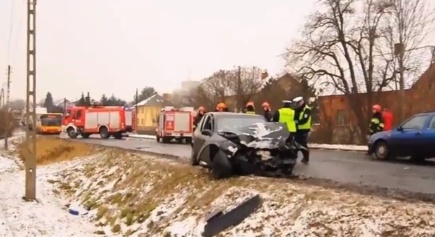 Wypadek w Wodzisławiu Śląskim