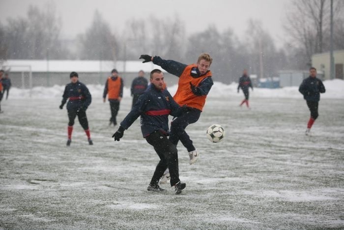 Zimowy trening Odry Wodzisław