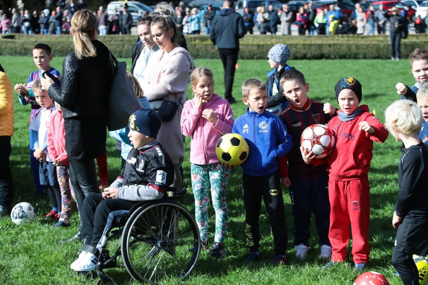 Trening z piłkarzami Pogoni Szczecin na Jasnych Błoniach