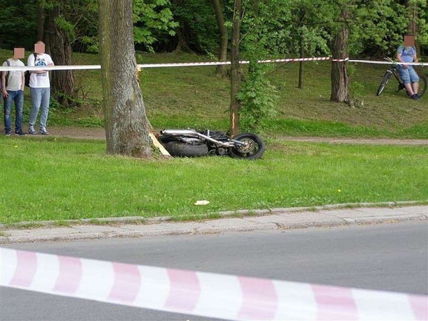 Kierowca motocykla suzuki potrącił rowerzystę na ul....