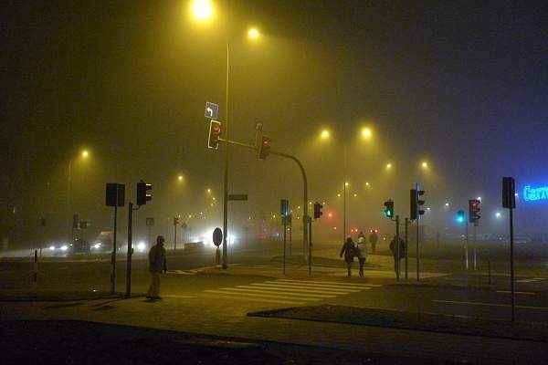 Niesamowita mgla w Bialymstoku