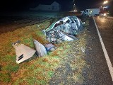 Tragiczny wypadek na DK 45 w Żywocicach, zginął 18-letni kierowca. To prędkość mogła być przyczyną tego wypadku
