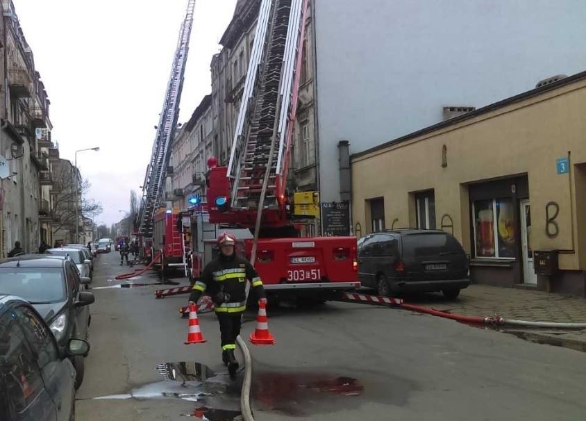 Podczas akcji gaśniczej odcinek ul. Zarzewskiej był...