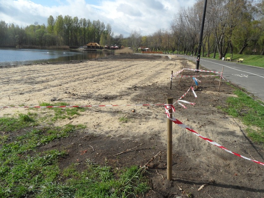 Sosnowiec: Budowa plaży na Stawikach. Zobacz postępy [ZDJĘCIA]