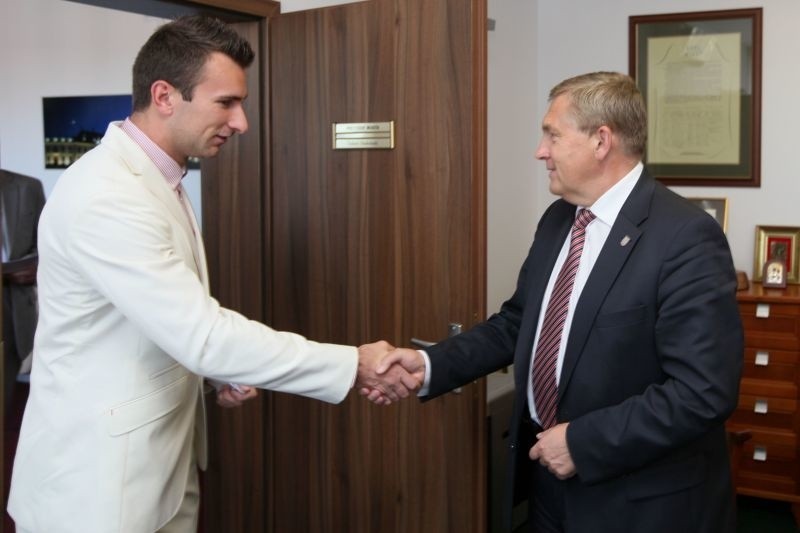 Prezydent Białegostoku spotkał się ze sportowcami, którzy...