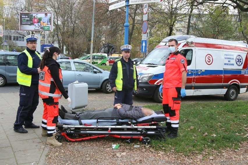 Na skrzyżowaniu ul. Grabiszyńskiej i Zaporoskiej we...