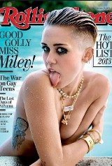 Miley Cyrus topless na okładce magazynu "Rolling Stone"