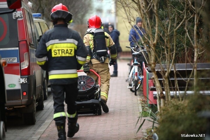 Tragedia w Stalowej Woli, 60-letni mężczyzna zginął w pożarze mieszkania [ZDJĘCIA]