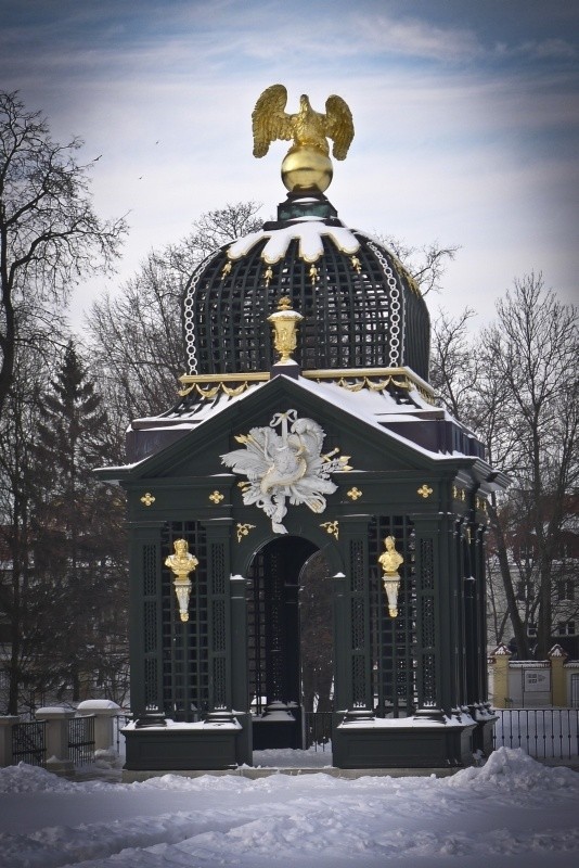 Pałac Branickich zimą