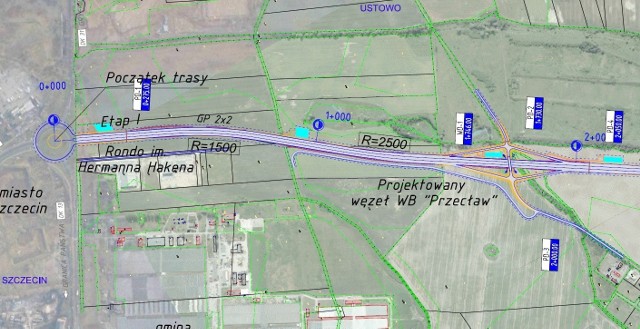 Dwujezdniowa droga miałaby się zaczynać od ronda Hakena w Szczecinie i prowadzić do autostrady A6