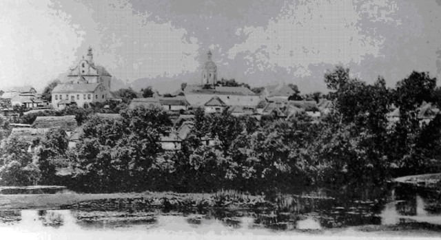Panorama Wiśniowczyka - widok z początku XX wieku