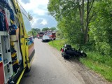 Śmiertelny wypadek w Nowym Siodle na Dolnym Śląsku. Nie żyje motocyklista