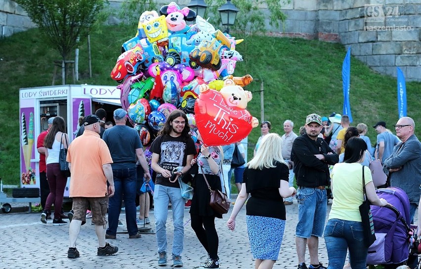 Piknik nad Odrą w Szczecinie. Tłumy na Wałach Chrobrego [zdjęcia]