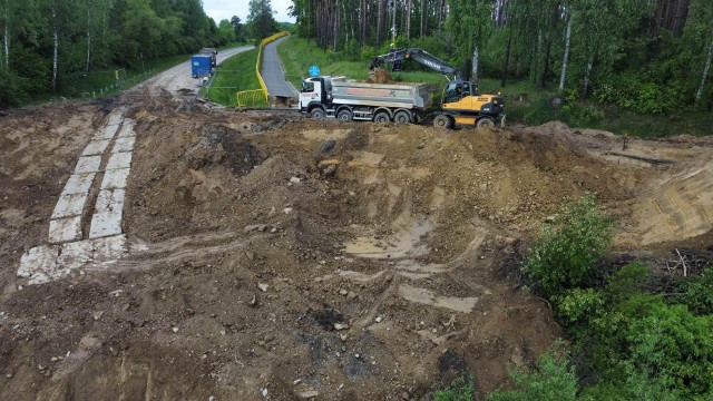 W powiecie świeckim realizowana jest budowa nowego wiaduktu nad magistralą kolejową w Terespolu Pomorskim.