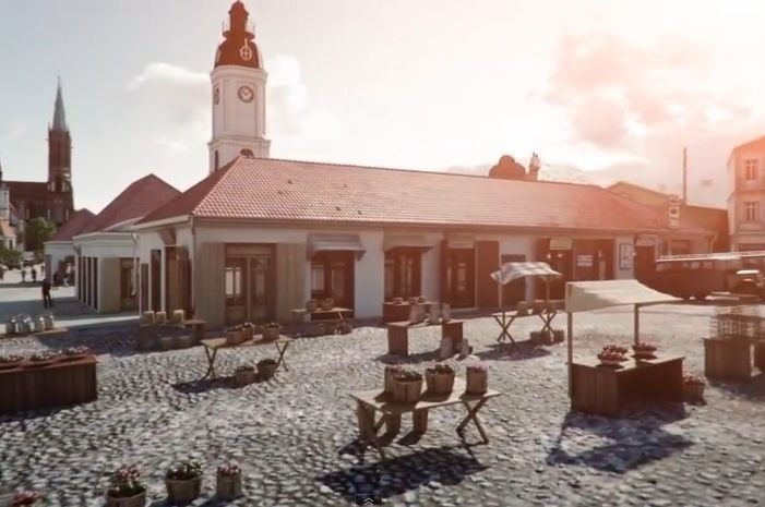 Rynek Kościuszki w okresie miedzywojennym. Animacja 3D (zdjęcia, wideo)