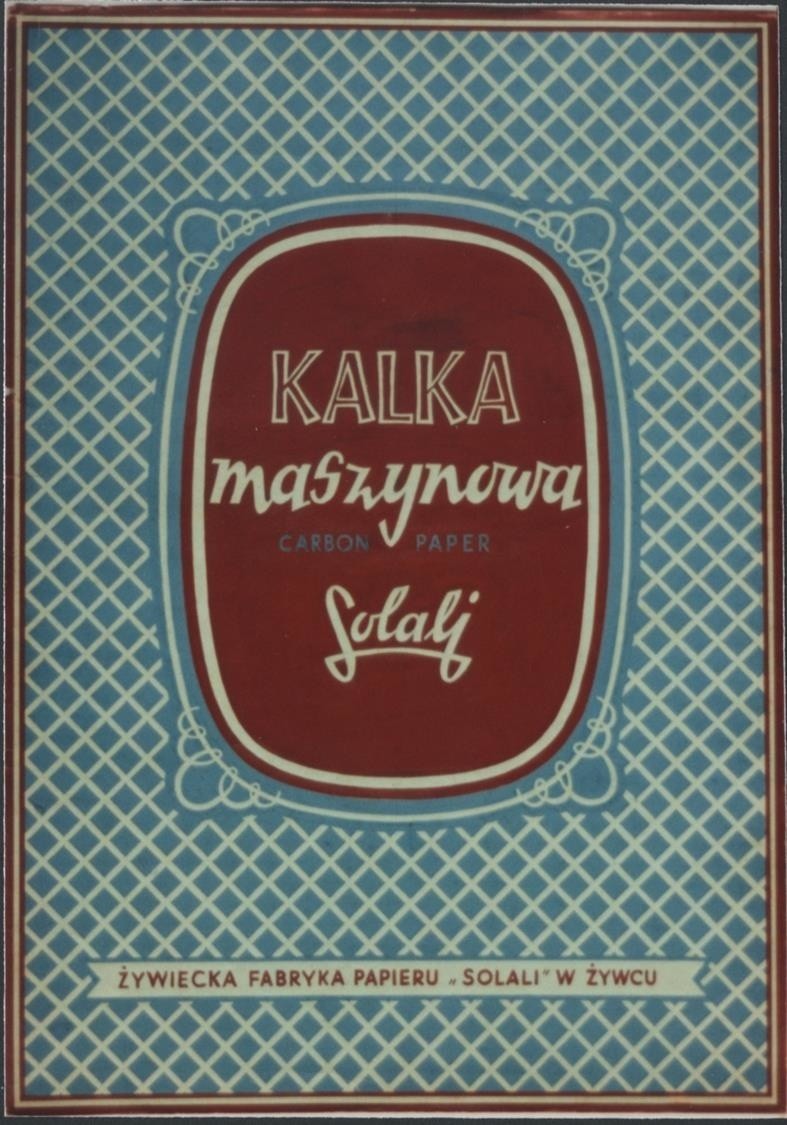 3. Projekt okładki kalki maszynowej z logo „Solali”, l.40 XX...