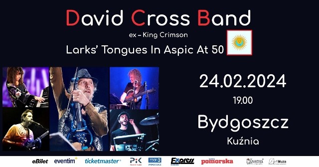 David Cross Band wystąpi w Bydgoszczy. Koncert 24 lutego w klubie Kuźnia