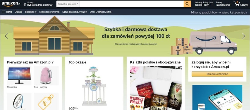 Amazon wystartował w Polsce! To największa konkurencja dla Allegro