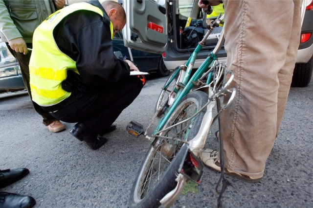 Śmiertelny wypadek rowerzysty pod Wołowem