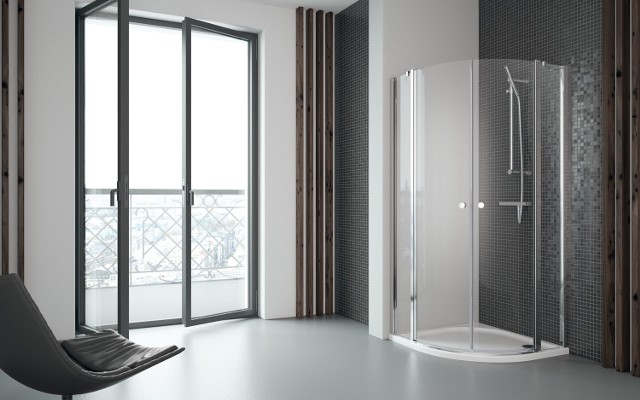 Popularnym rozwiązaniem są kabiny prysznicowe narożne
