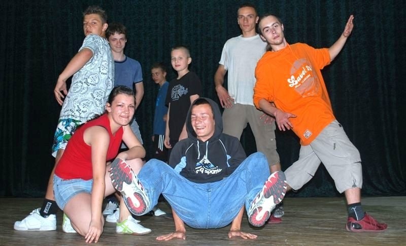 Grupa break dance&#8217;a z Myszyńca