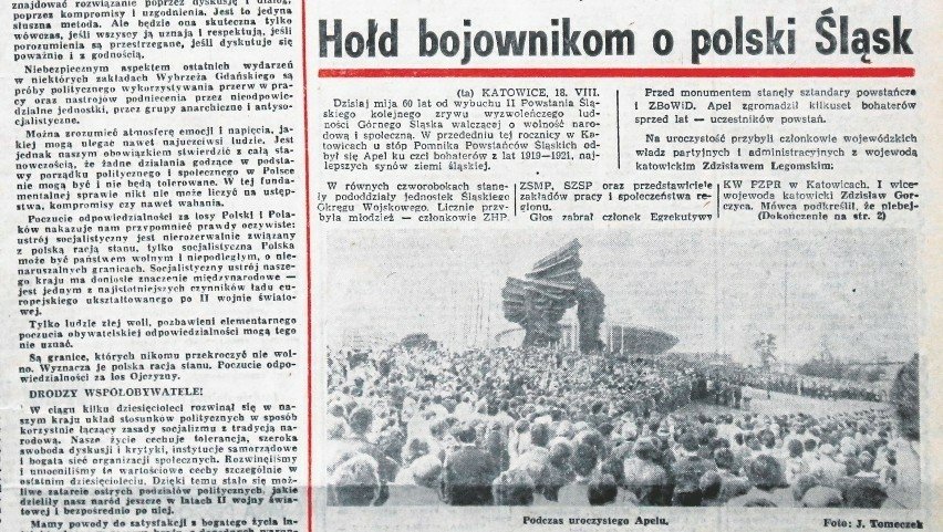 104. rocznica wybuchu II Powstania Śląskiego. „Do dziś mam przed oczyma