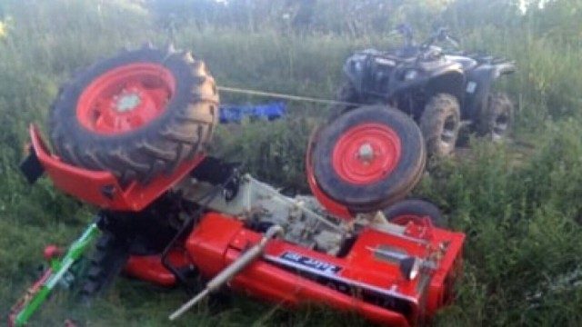 Śmiertelny wypadek traktorzysty.
