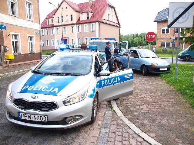 Policyjny pościg w centrum Białogardu