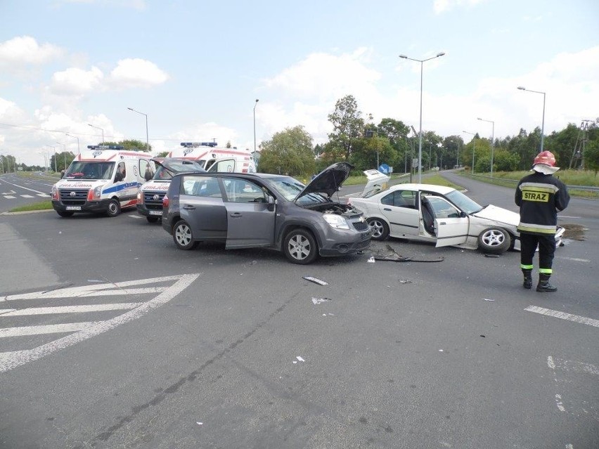 Wypadek na obwodnicy Lubartowa