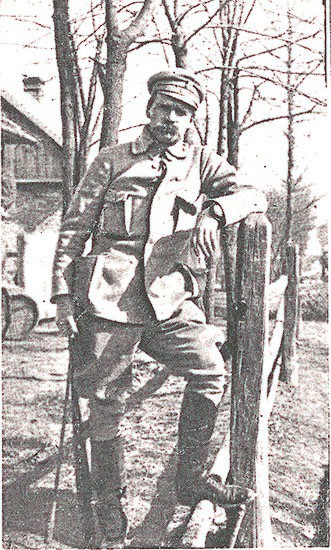 Oto zdjęcie samego Piłsudskiego, który kwaterował w Turze...