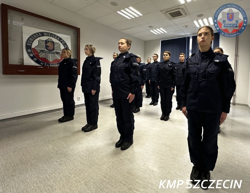 Nowi policjanci w Szczecinie złożyli ślubowanie