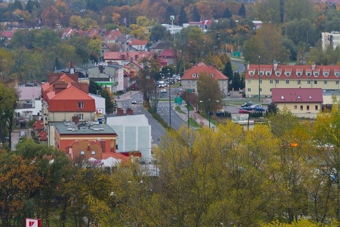 Kołobrzeg z wieży katedry