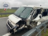 Tragiczny wypadek busa na A1 w Czekanowie, nie żyją dwie osoby. Ruch odbywa się bez utrudnień