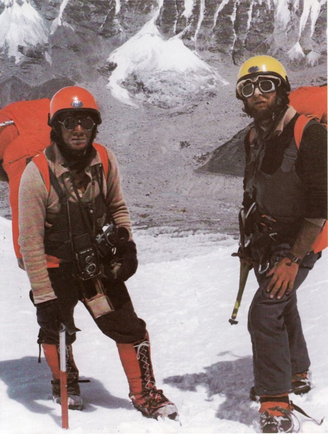 Jerzy Kukuczka i Andrzej Czok pod Mount Everest