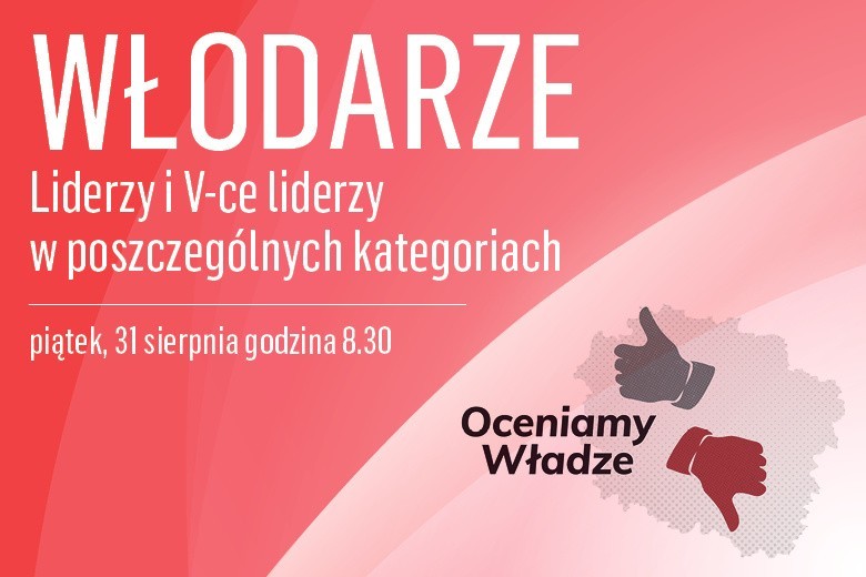 OCENIAMY WŁADZE | Włodarze - przedstawiamy liderów w poszczególnych kategoriach.