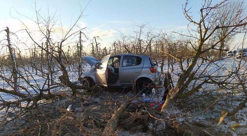 Kierująca toyotą trafiła do szpitala, ale po badaniach...