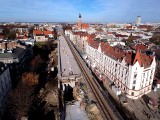 Kraków. Rosną estakady kolejowe w centrum miasta. Są już trzy przęsła nowego wiaduktu przy ul. Kopernika [ZDJĘCIA] 21.11.