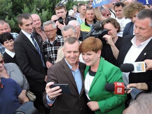 Beata Szydło w Ostrołęce: Tu powinna powstać elektrownia i ja deklaruję, że powstanie (zdjęcia i wideo)