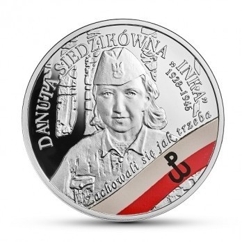 Nowe srebrne monety kolekcjonerskie  nominale 10 zł z Inką i...